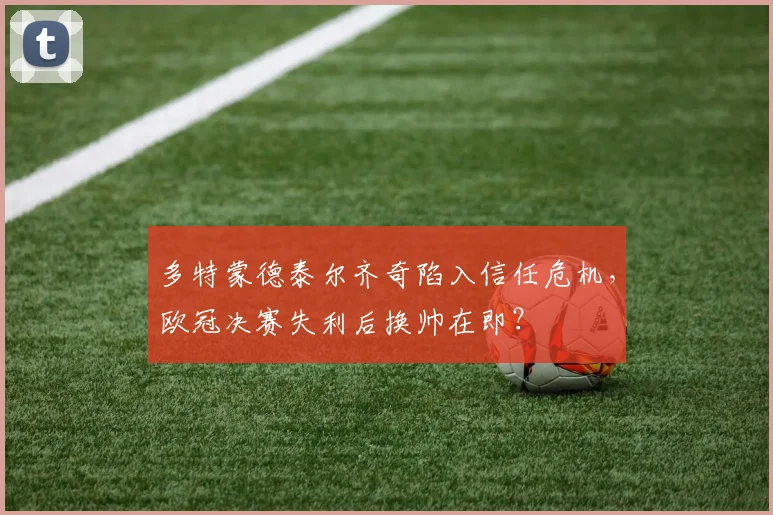 多特蒙德泰尔齐奇陷入信任危机，欧冠决赛失利后换帅在即？